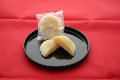 西条市・県学給共同開発 い~よかん餅